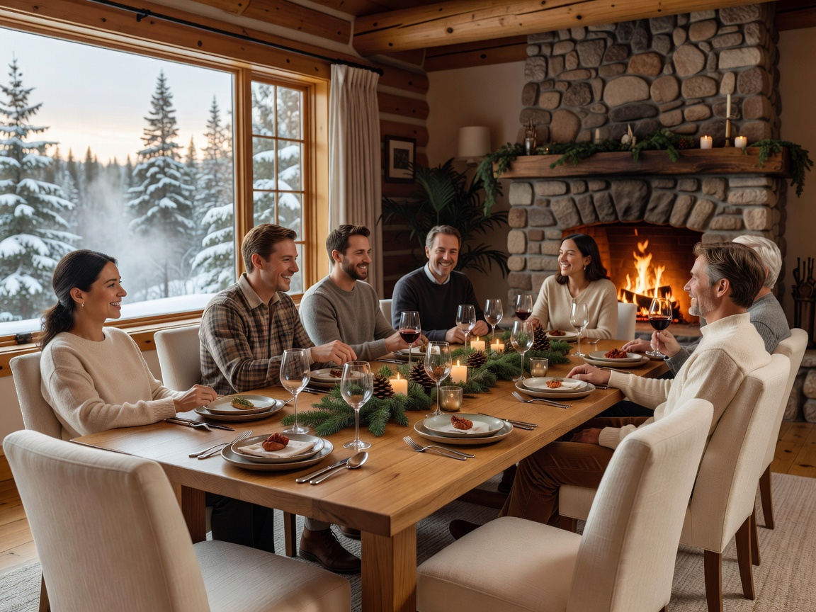 Elegant and relaxed dining atmosphere reflecting Canadian hospitality