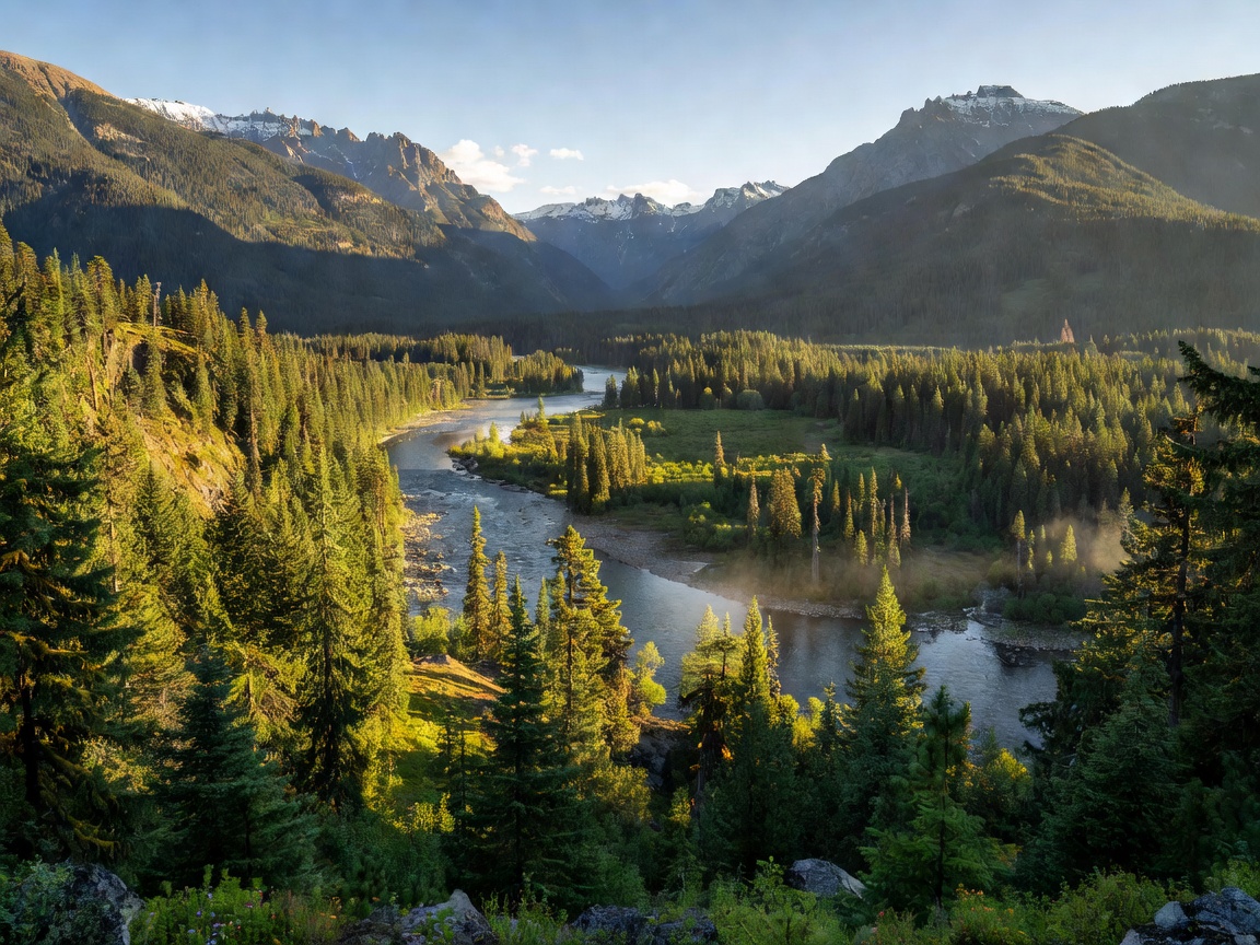 Scenic view of British Columbia nature
